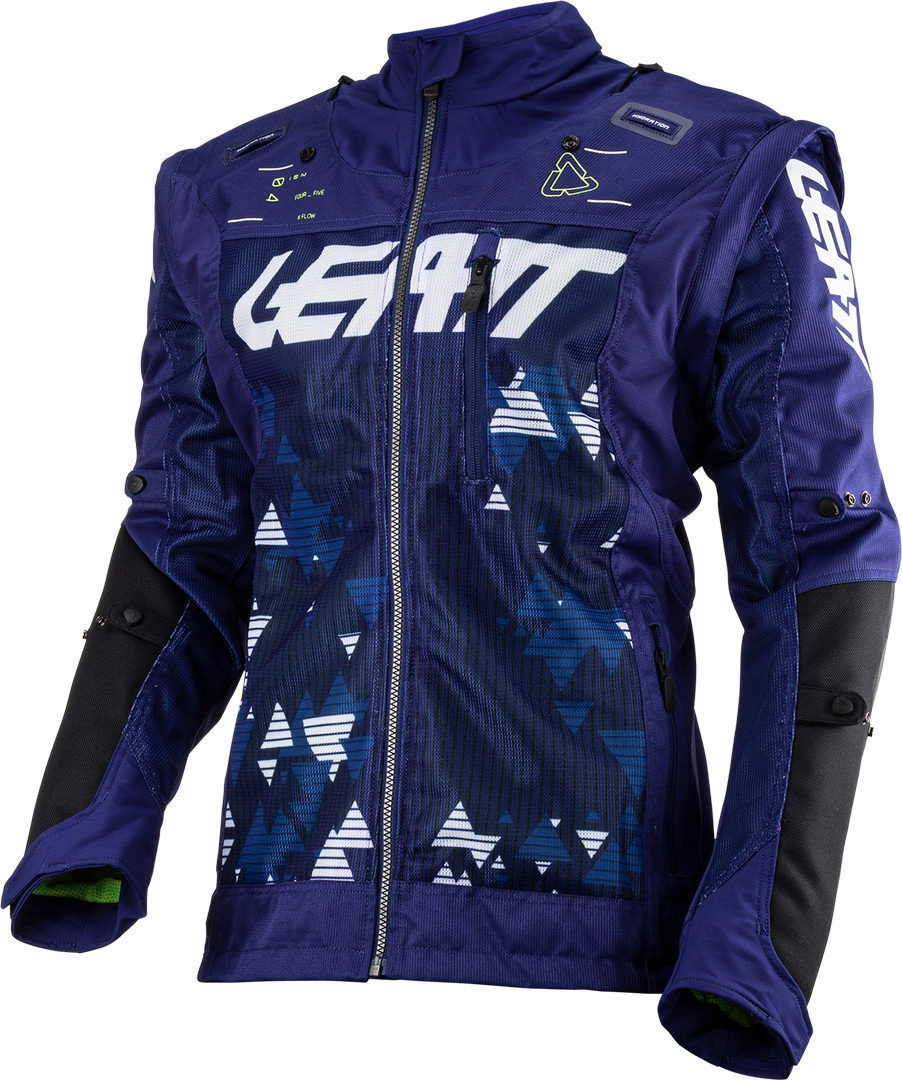 Leatt 4.5 X-Flow Motorcross jas blauw/wit XL Figuur 1