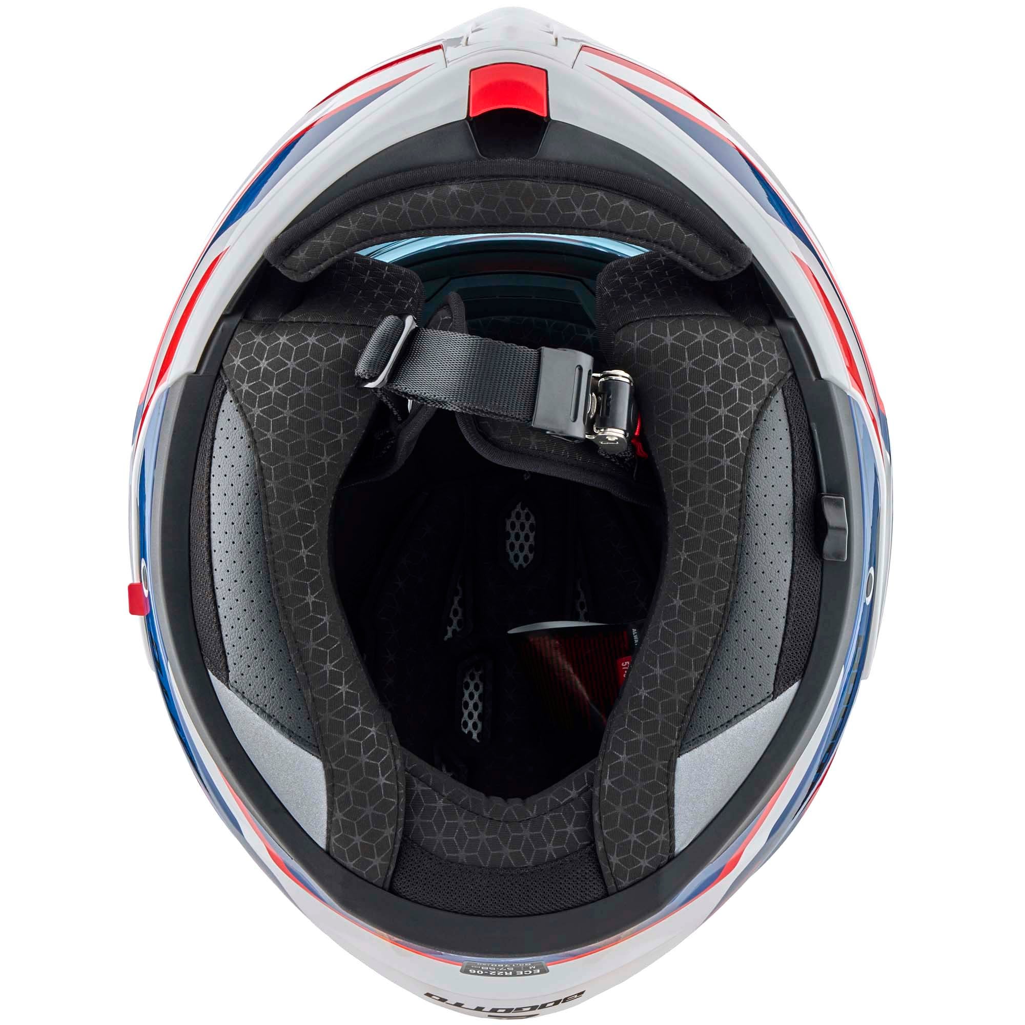 Bogotto FS-X600 Vyda Helmet white/red/blue M Figure 8