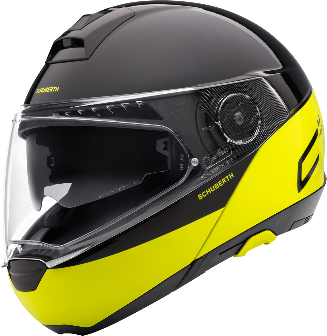 Schuberth C4 Pro Swipe Casco nero/giallo L (59) Figura 1