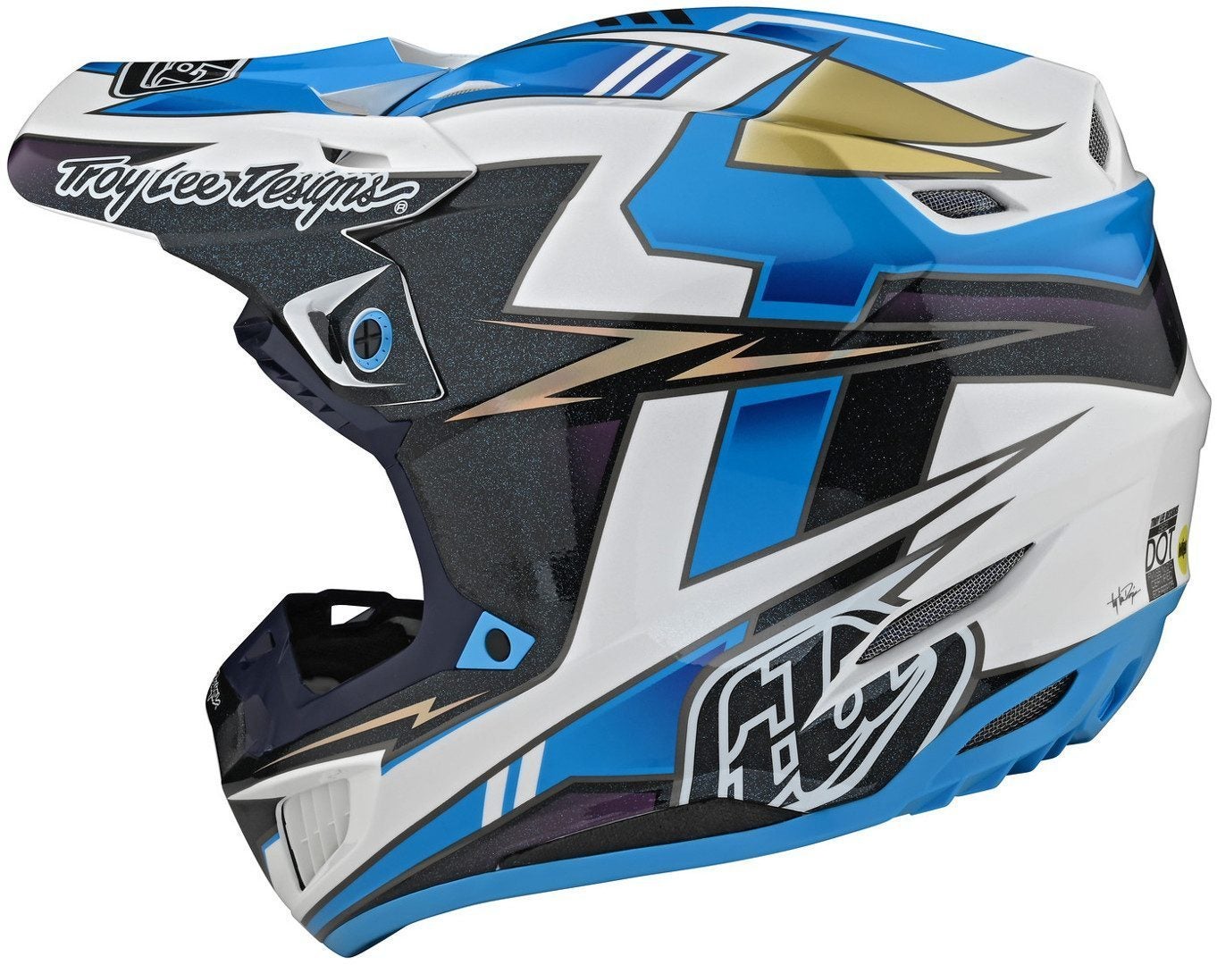 Troy Lee Designs SE5 Graph Motocross Helmet blue M (57/58) Figure 7