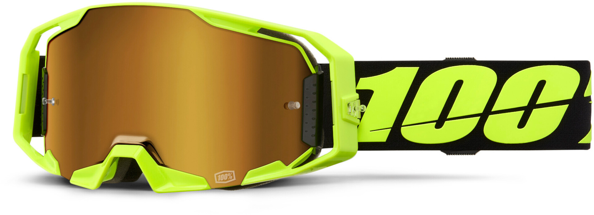 100% ARmatic Ochelari de motocross negru/galben-neon Figura 1