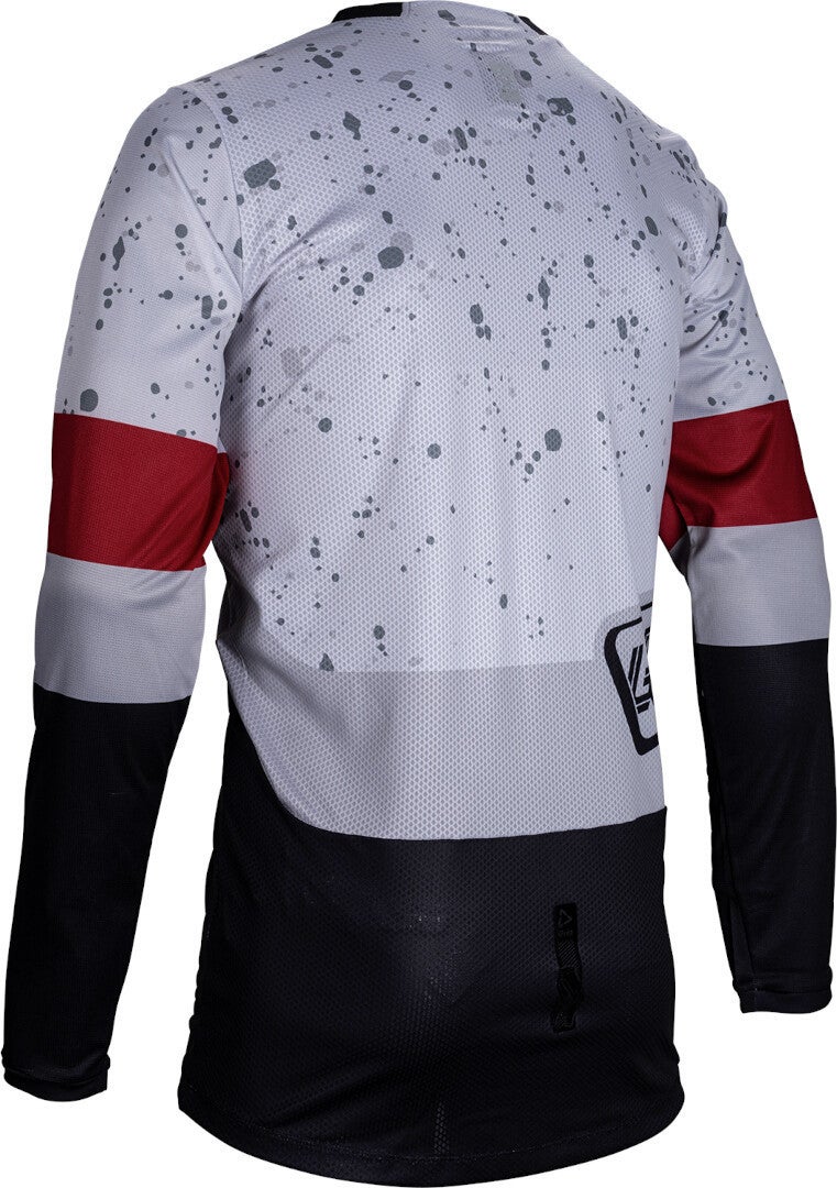 Leatt 4.5 Enduro Patch 2025 Motocross trøje sort/grå/rød XXL Figur 2
