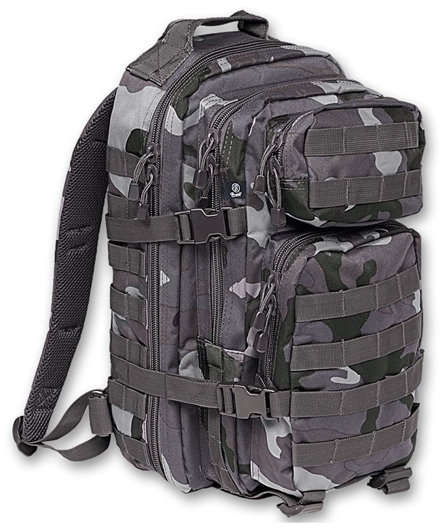 Brandit US Cooper M Rucsacul Negru/Camuflaj Figura 1