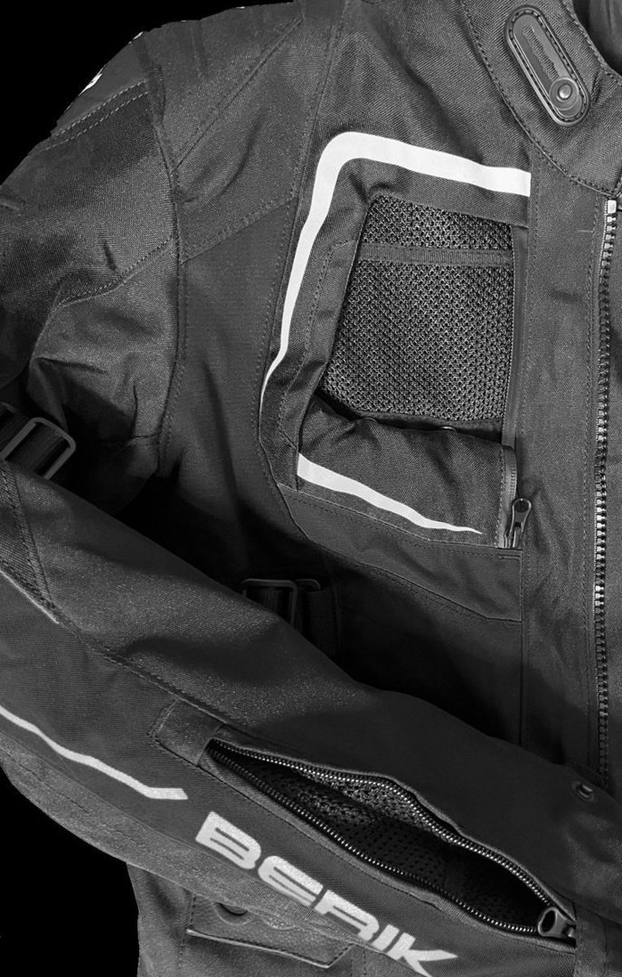 Berik Safari Pro Waterproof 3in1 Motorcycle Textile Jacket black 50 Figure 5