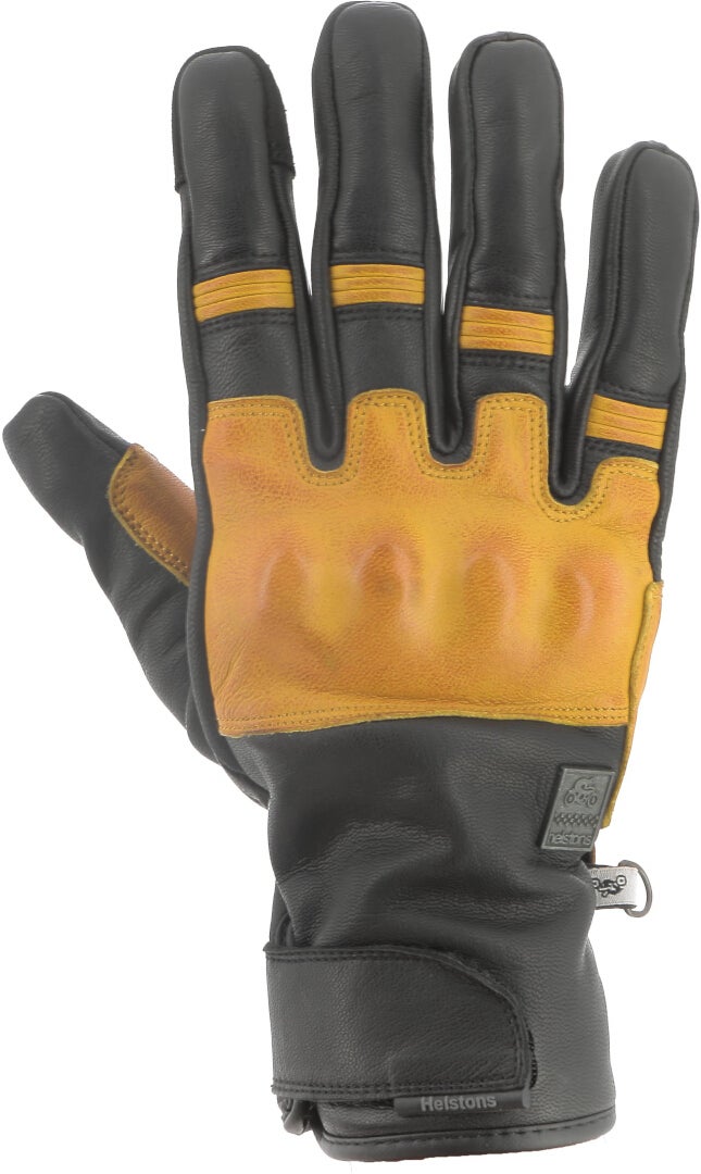 Helstons Wislay Vinter motorcykelhandsker Sort/guld 10 Figur 2