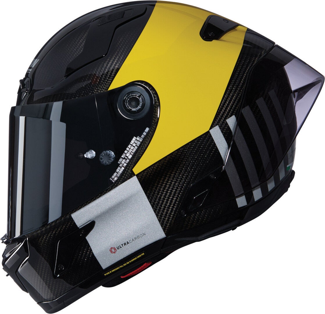 Nolan X-804 RS Ultra Carbon Combo Gara Helm schwarz/ocker XXXL (65) Abbildung 4