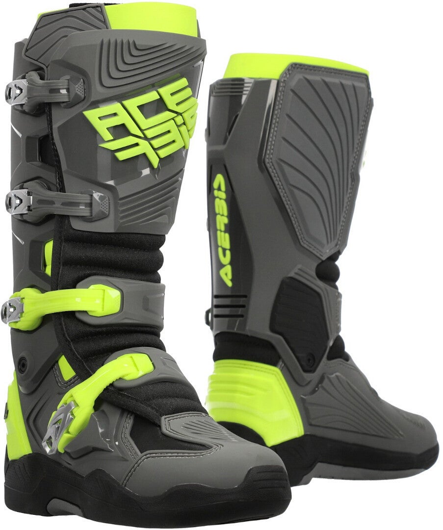 Acerbis Whoops Bottes de motocross gris/jaune 47 Figure 1