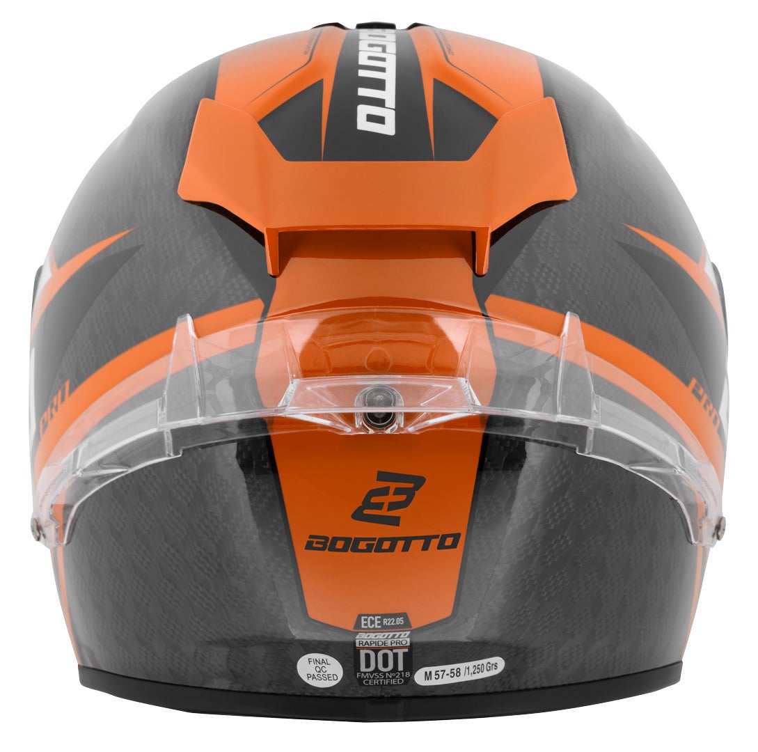 Bogotto FF104 SPN Helm orange/schwarz M Abbildung 7