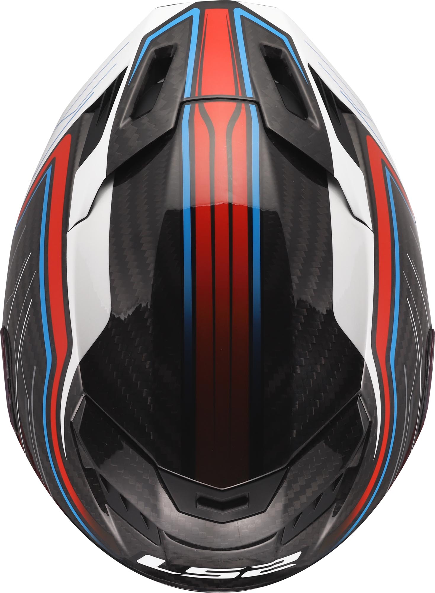 LS2 FF807 Dragon Subic Casque Blanc/Bleu/Rouge XL (61/62) Figure 11
