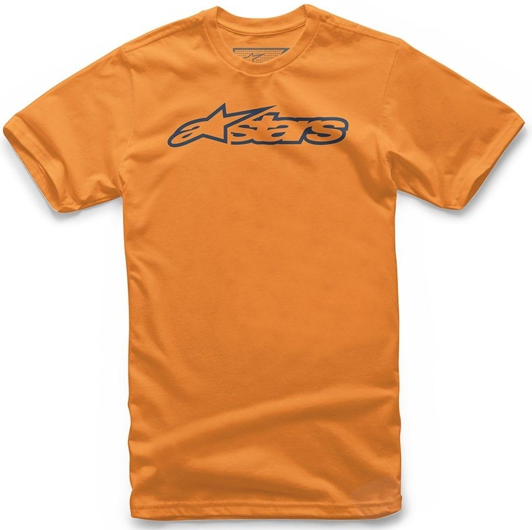 Alpinestars Blaze Tee Barn T-Shirt orange/mörkblå M Figur 1