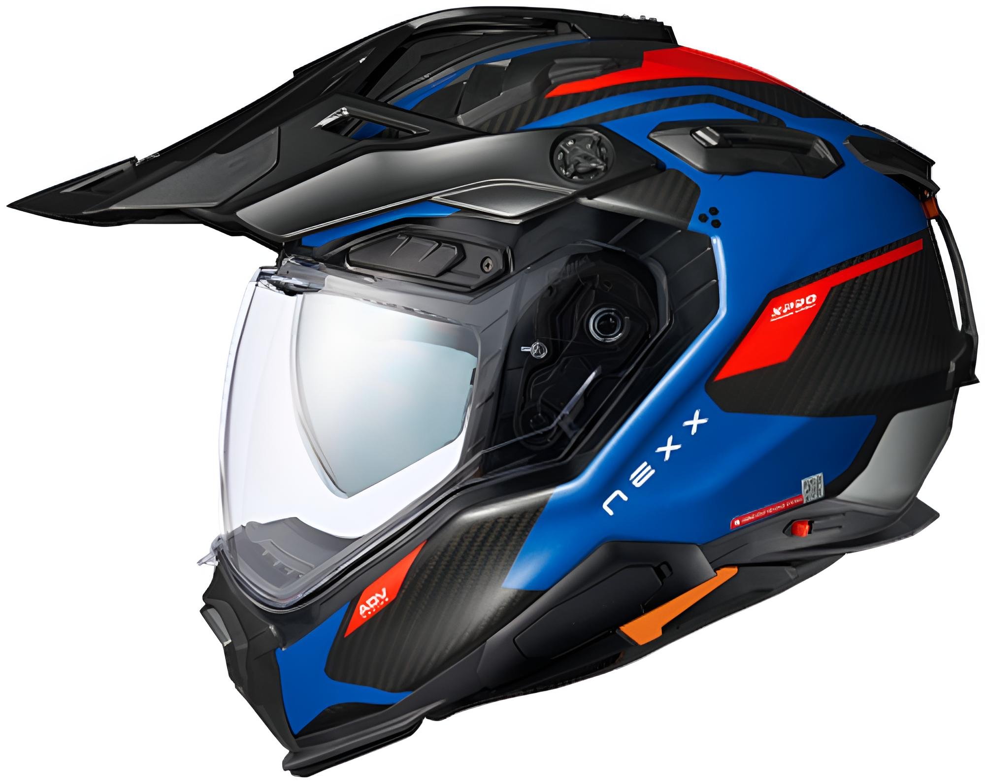 Nexx X.WED 3 Keyo Carbon 22-06 Cască de motocross Negru/Roșu/Albastru M (57/58) Figura 1