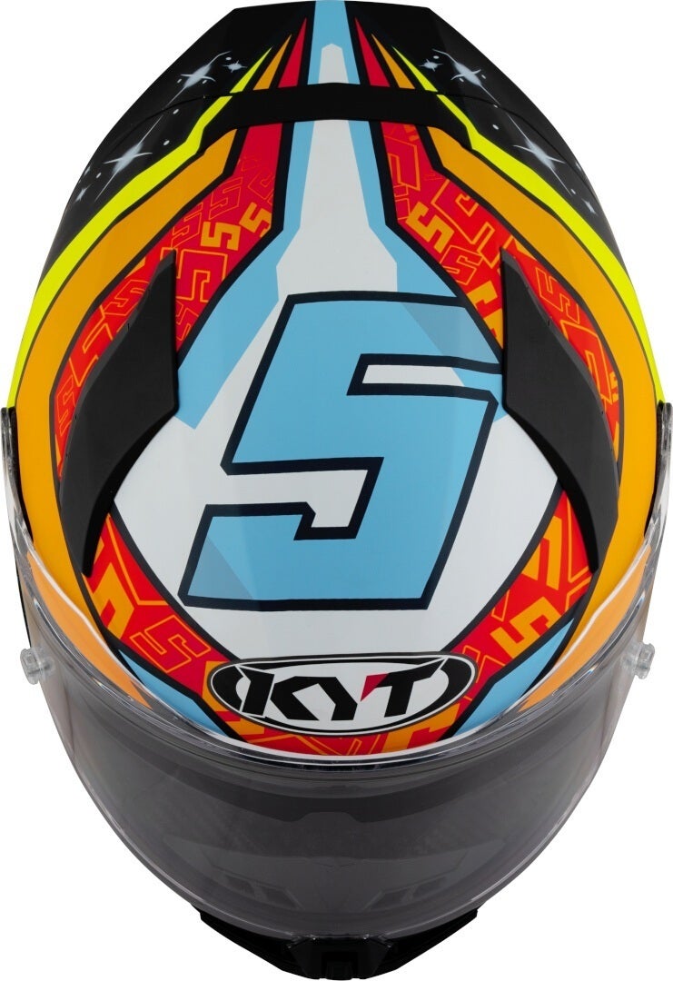 Side view of KYT R2R Max Masia 2022 Replica Helmet