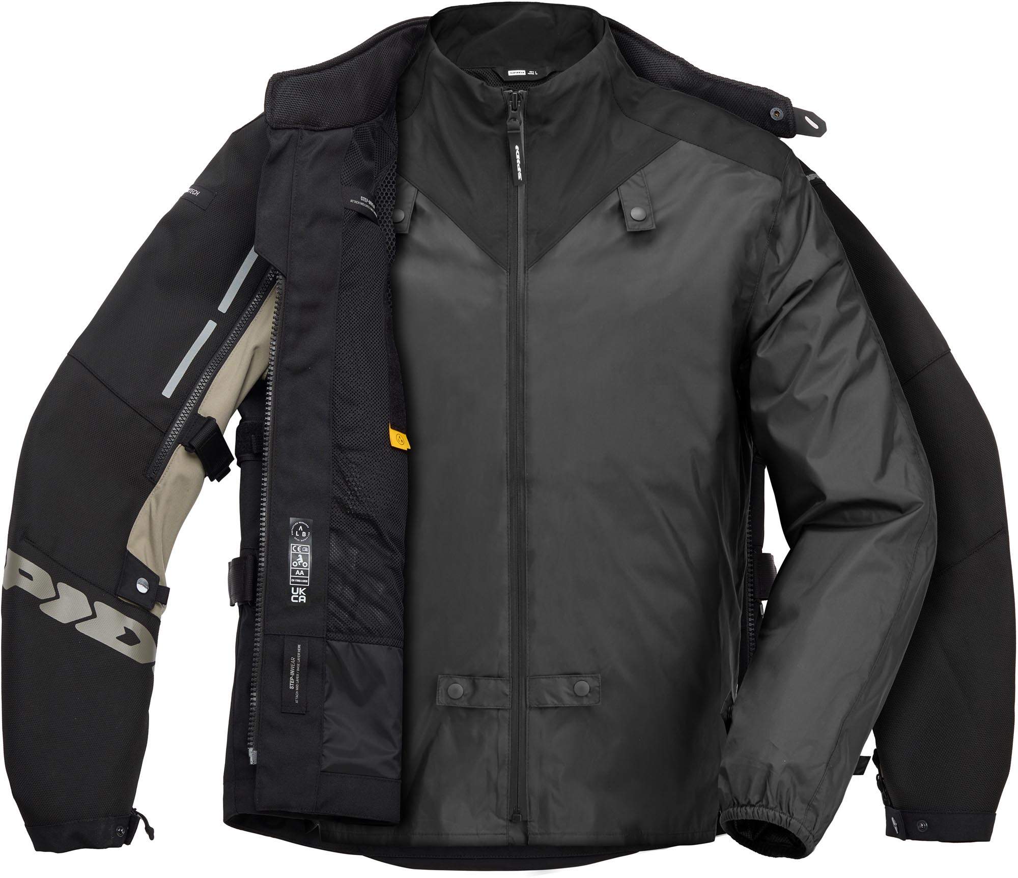 Spidi Rain Chest Insideout Veste textile moto imperméable S Figure 2