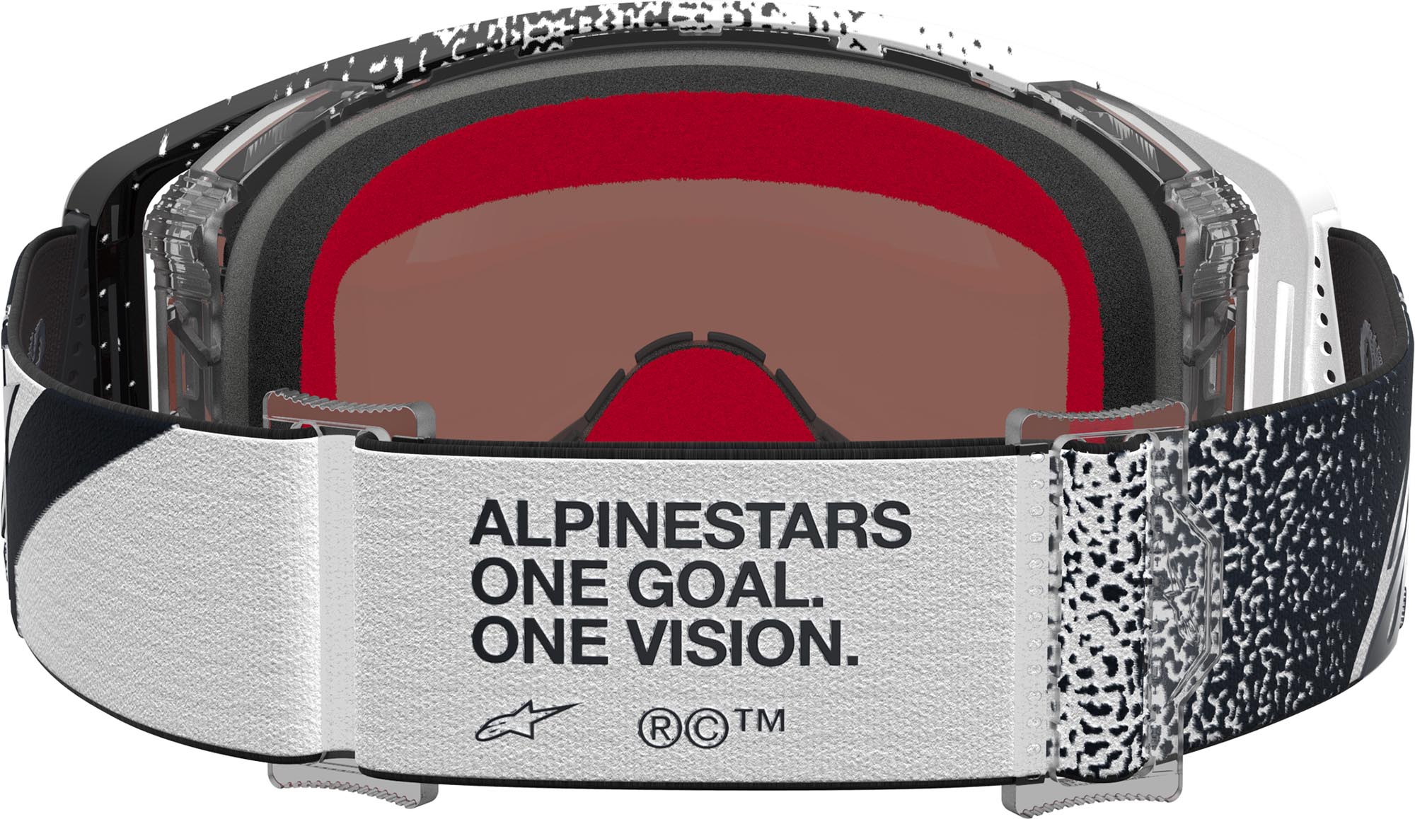 Alpinestars Supertech Hiten Mirror Motocross Goggles white/black Figure 2