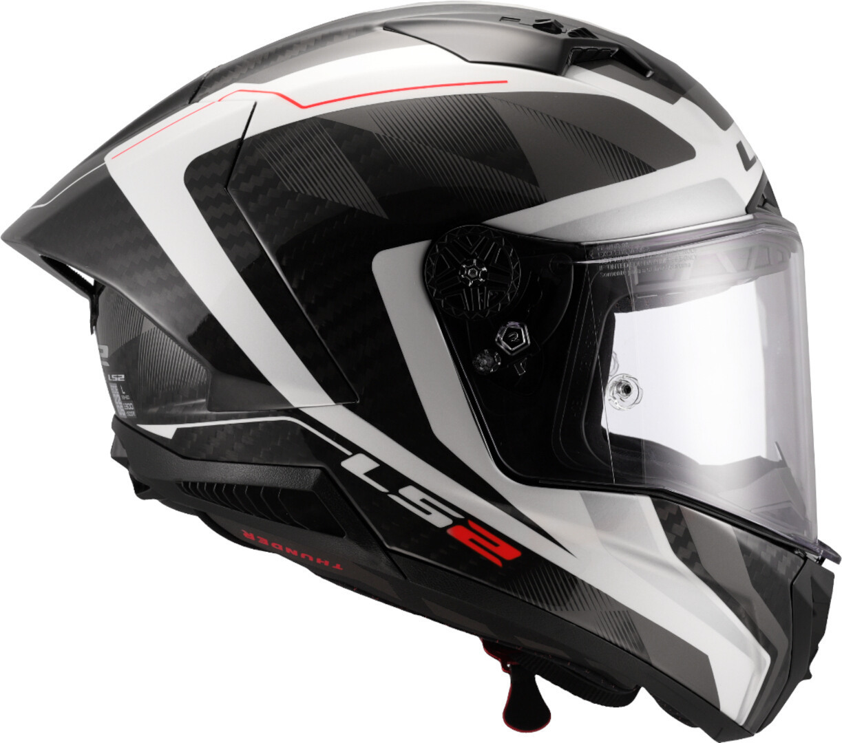 LS2 FF805 Thunder GP Raute Carbon Cască alb/gri M (57/58) Figura 6