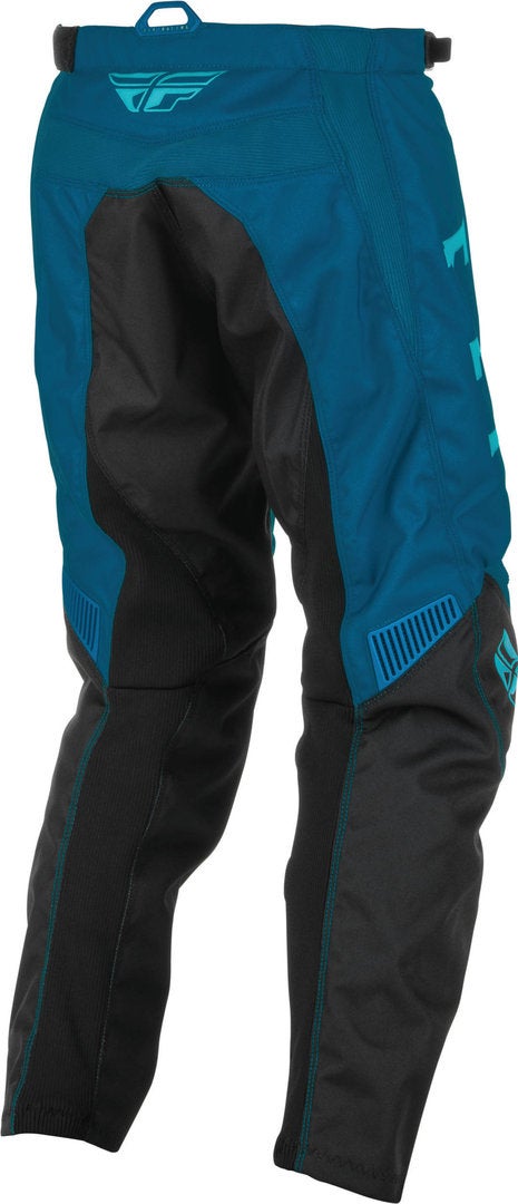 Fly Racing F-16 Motocross bukser til unge Sort/turkis 22 Figur 3