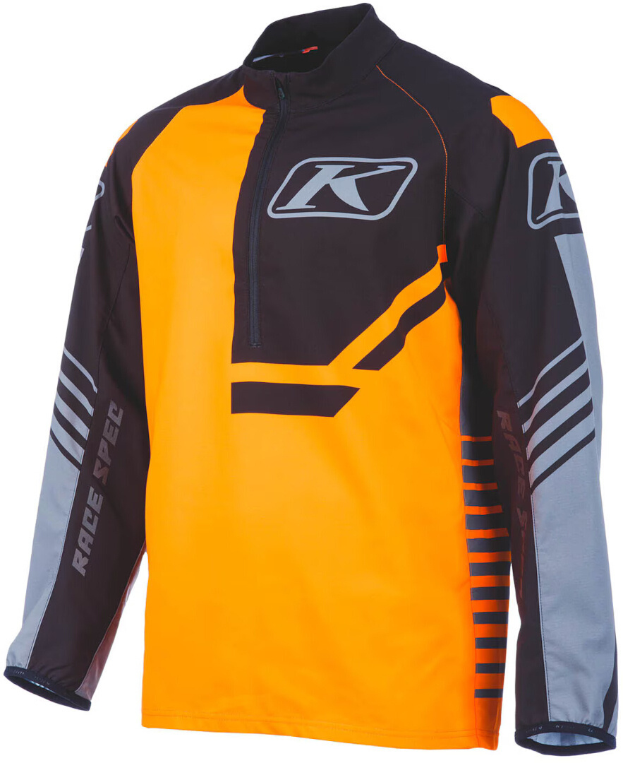 black/orange