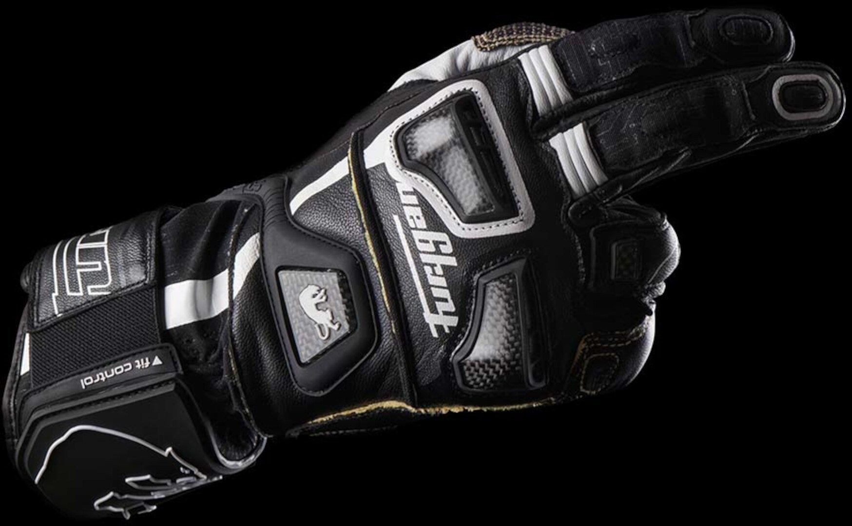 Furygan Styg20 Built With Kevlar® Motorcycle Gloves black/white L Figure 5
