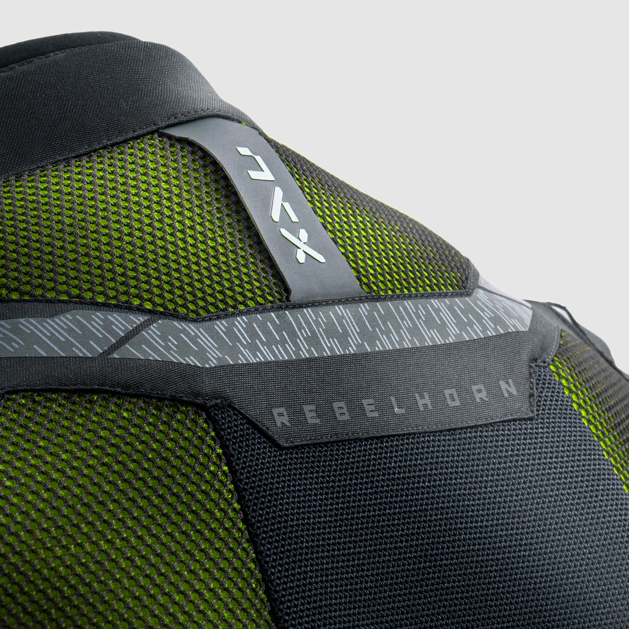 Side view of Rebelhorn Jax waterproof Motorcycle Textile Jacket