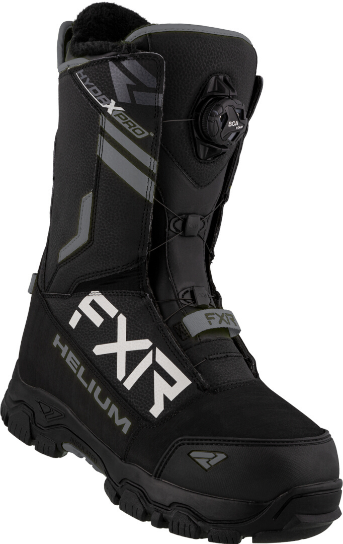 FXR Helium BOA Snowmobile Boots black/white 43 Figure 1