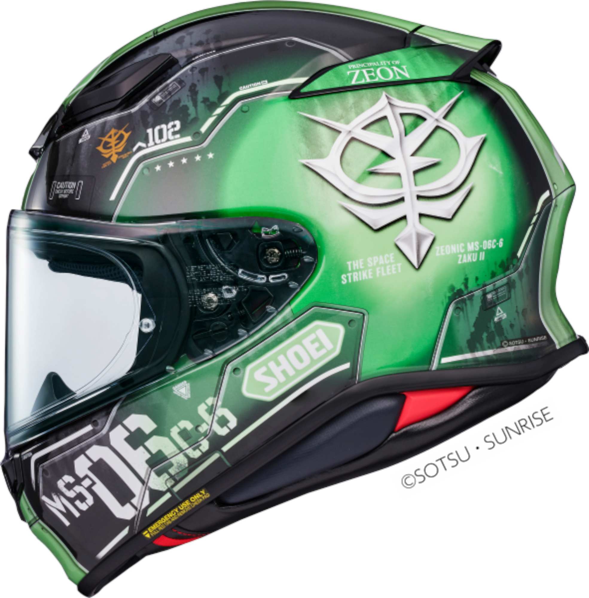 Shoei NXR2 Zaku II Capacete L (59/60) Figura 2