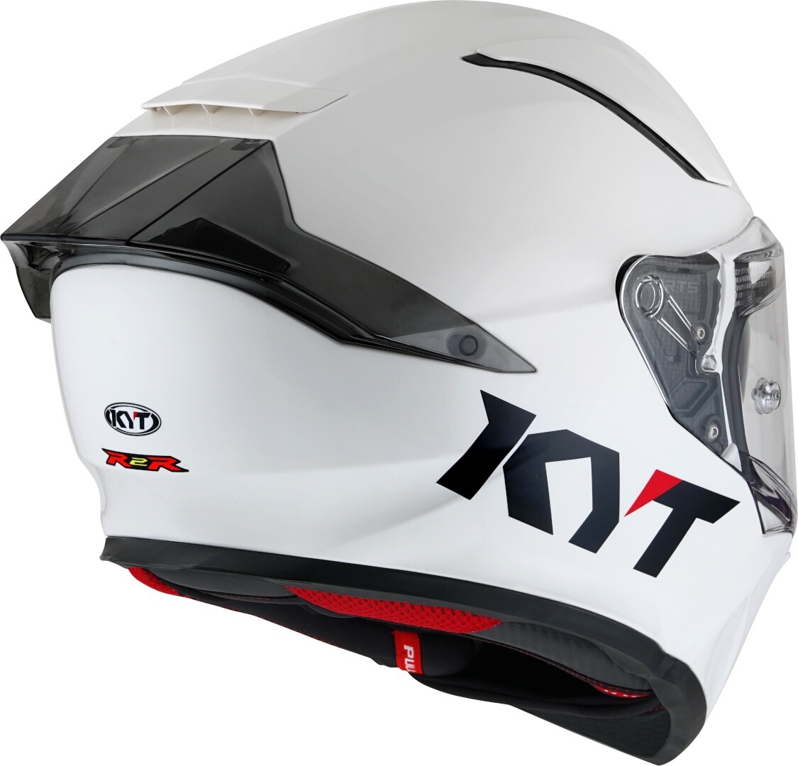 KYT R2R Plain Casque Blanc S (55/56) Figure 3