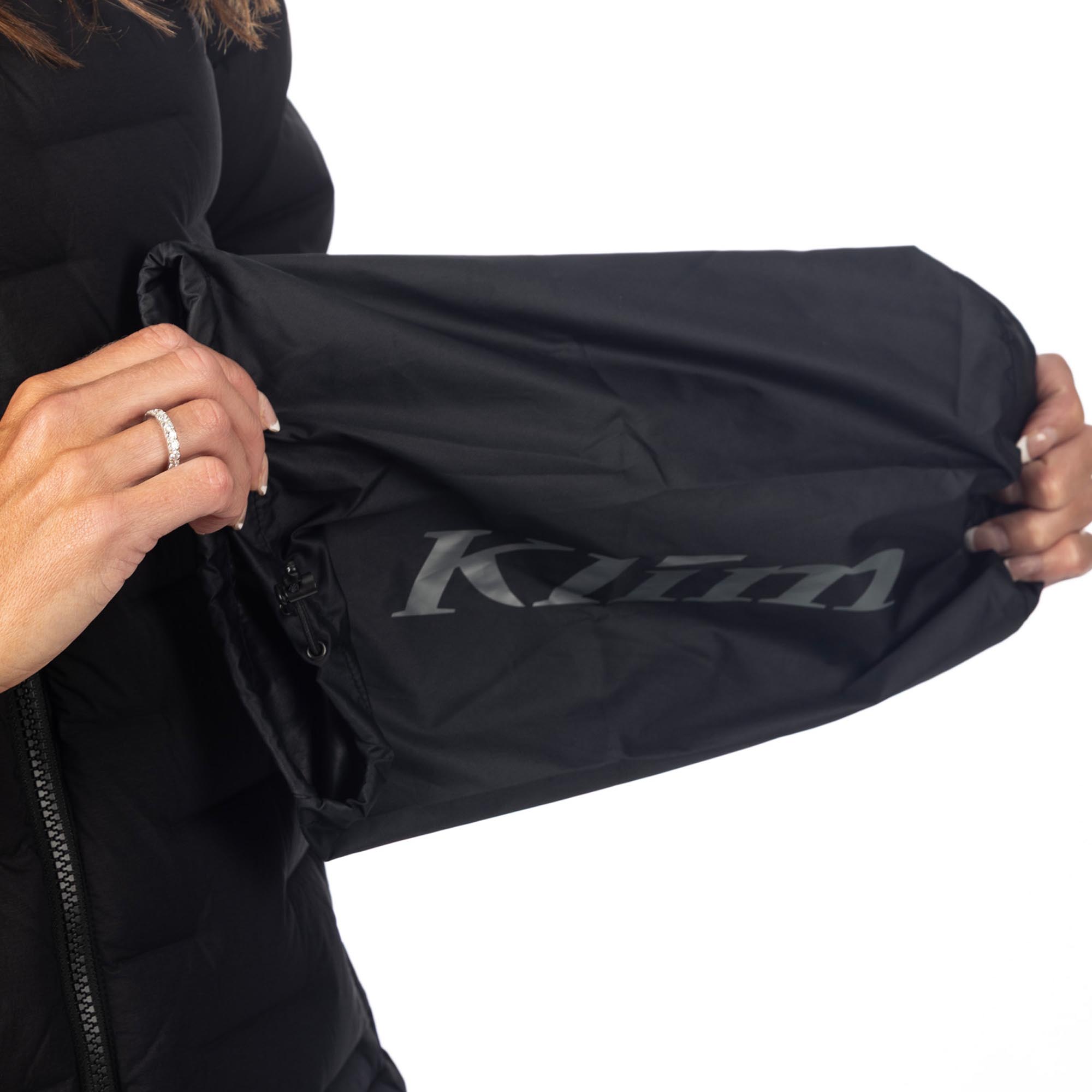 Klim Luna Stretch Dames Donsenjas Zwart L Figuur 9