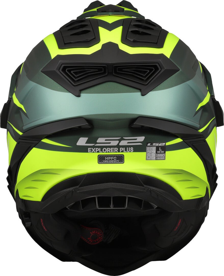 LS2 MX701 Explorer Spire Motocross Helm grün matt/neon-gelb XXXL (65/66) Abbildung 4
