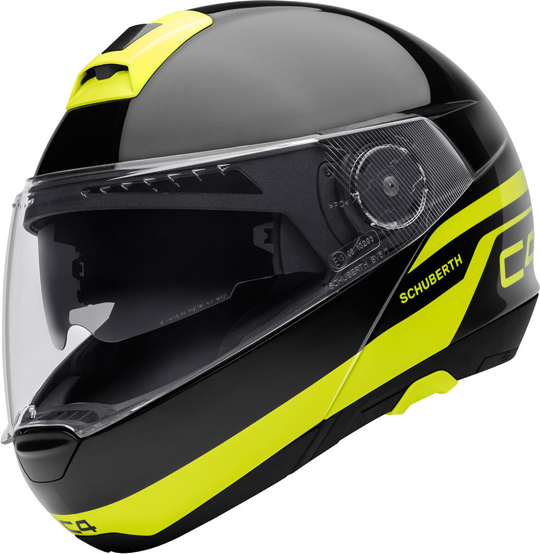 Schuberth C4 Pulse Klapphelm schwarz/gelb S (54/55) Abbildung 1