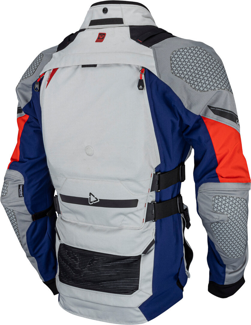 Leatt ADV Multitour 7.5 waterproof Textile Jacket light grey/blue/red XL Figure 3