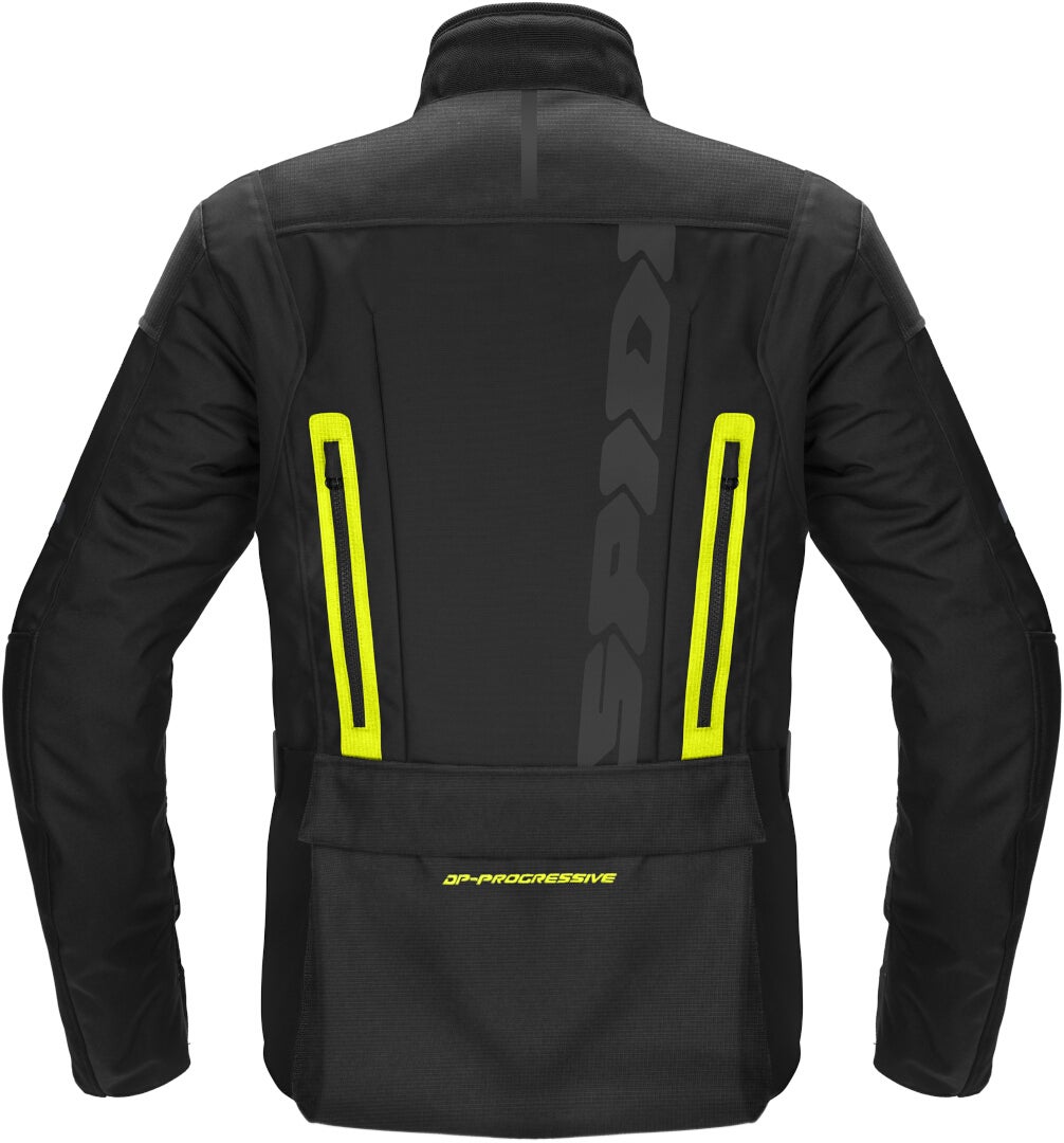 Spidi Traveler 3 Evo H2Out waterproof Motorcycle Textile Jacket black/yellow 4XL Figure 2