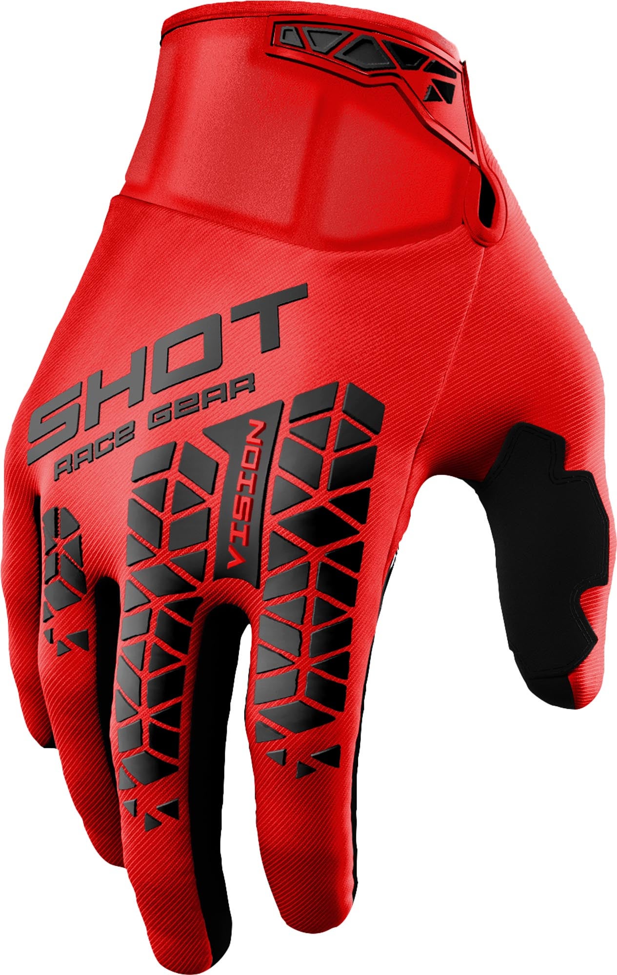 Shot Vision Tech Motocross Handschuhe rot 13 Abbildung 1