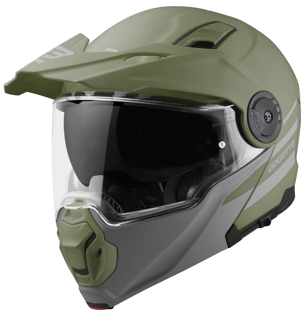 Bogotto FG-102 Duo Fiberglass Enduro Flip-Up Helmet-image-470240242