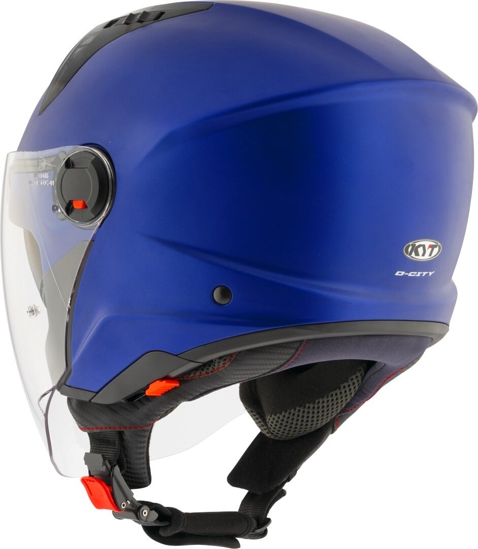 KYT D-City Plain Cască cu reacție Albastru mat XL (61) Figura 7