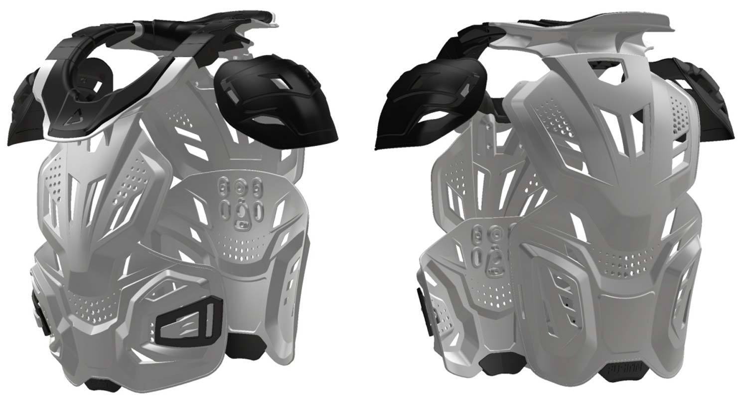 Leatt Fusion 3.0 Colete protetor Branco S/M Figura 7
