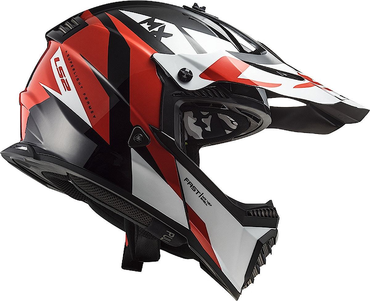 LS2 MX437 Fast Evo Strike Motocross Helm L (59/60) Abbildung 2