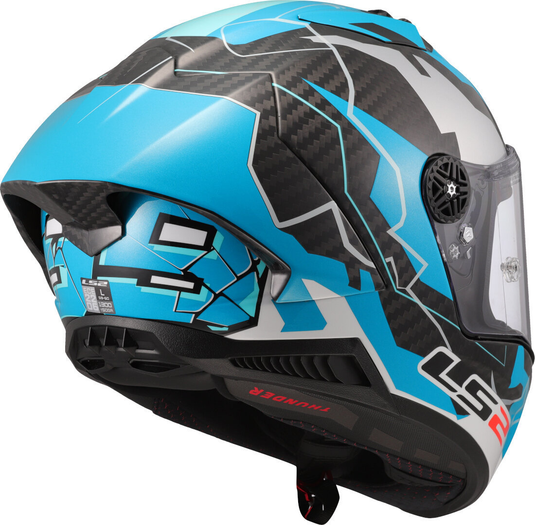 LS2 FF805 Thunder GP Huertas Replica Carbon Casco L (59/60) Figura 5