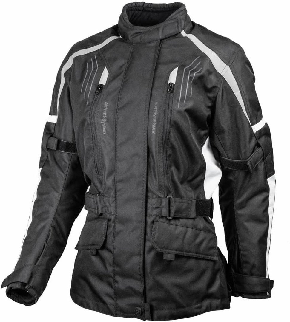 GMS Dayton Dames Motorfiets Textiel Jas zwart/grijs 5XL Figuur 1