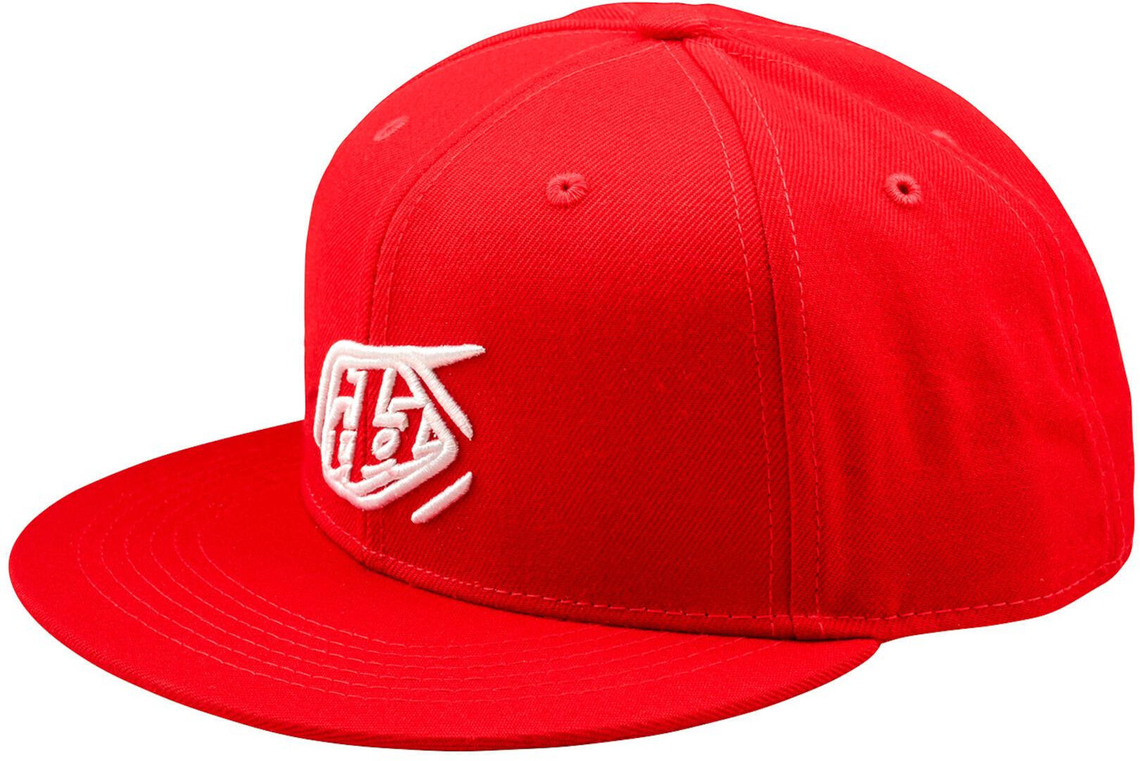 Troy Lee Designs Flat Bill Badge Șapcă Snapback roșu Figura 1