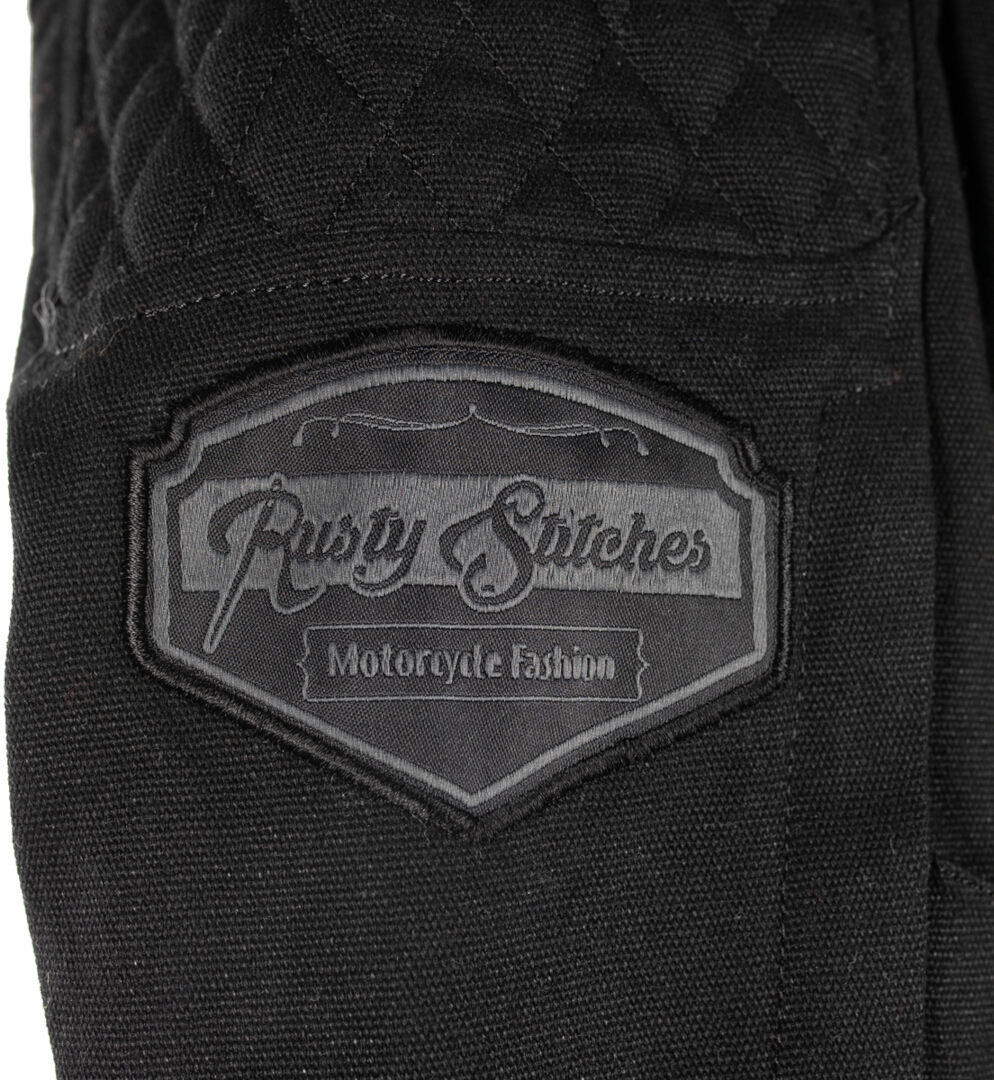 Rusty Stitches Glenn Chaqueta textil de moto negro 4XL Figura 8