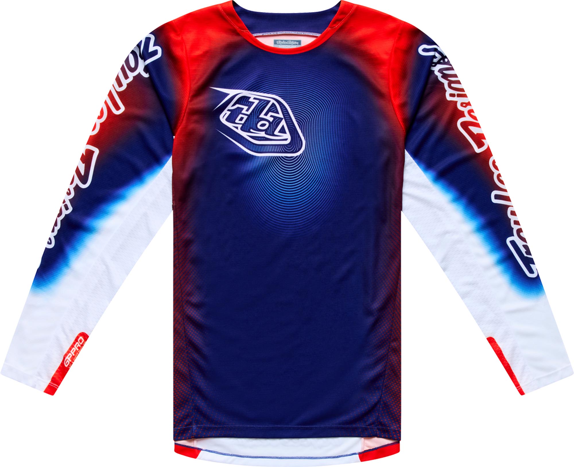 Troy Lee Designs GP Pro Imprint Motocross Jersey blau/rot/weiß L Abbildung 1