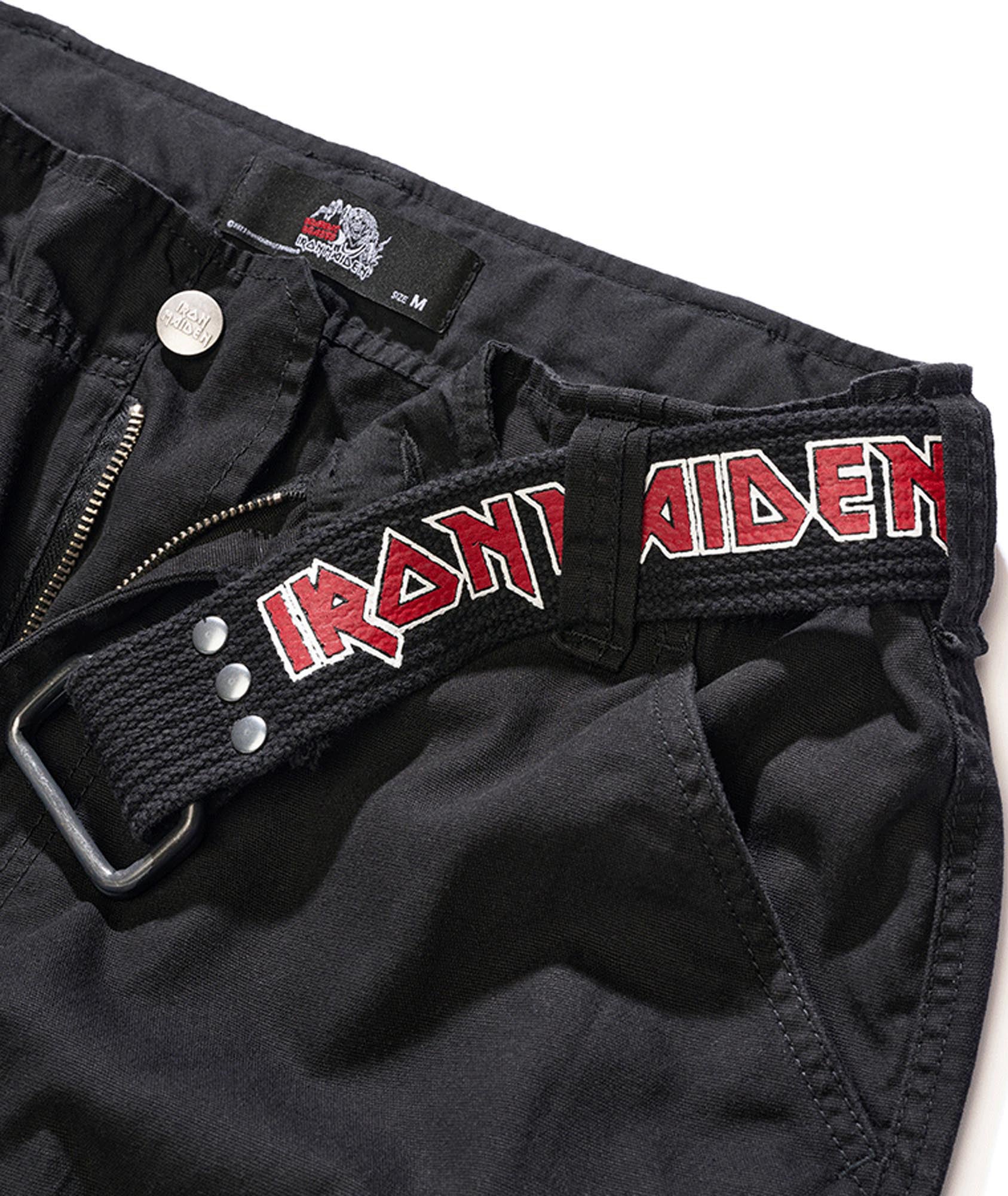 Brandit Iron Maiden Savage The Number of the Beast Black Edition Shorts 7XL Figure 7