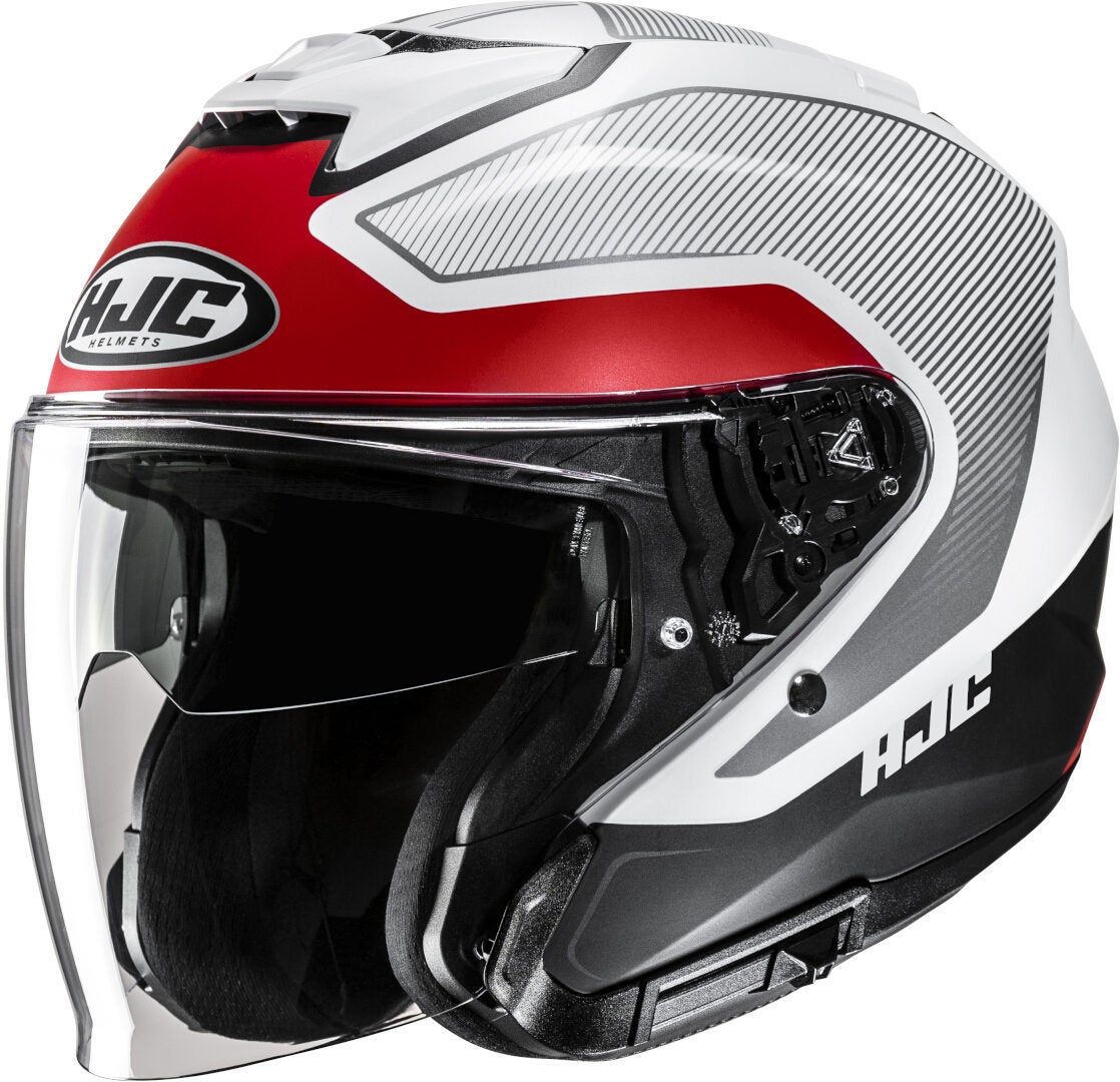 HJC i31 Tevis Kask odrzutowy biały//czerwony XXL (62/63) Rysunek 1