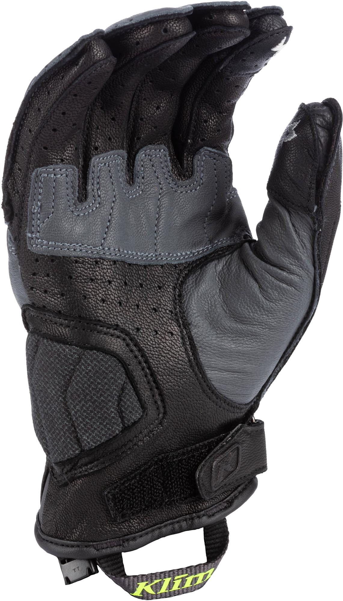 Klim Induction Motorcykel handsker sort/grå/gul L Figur 2