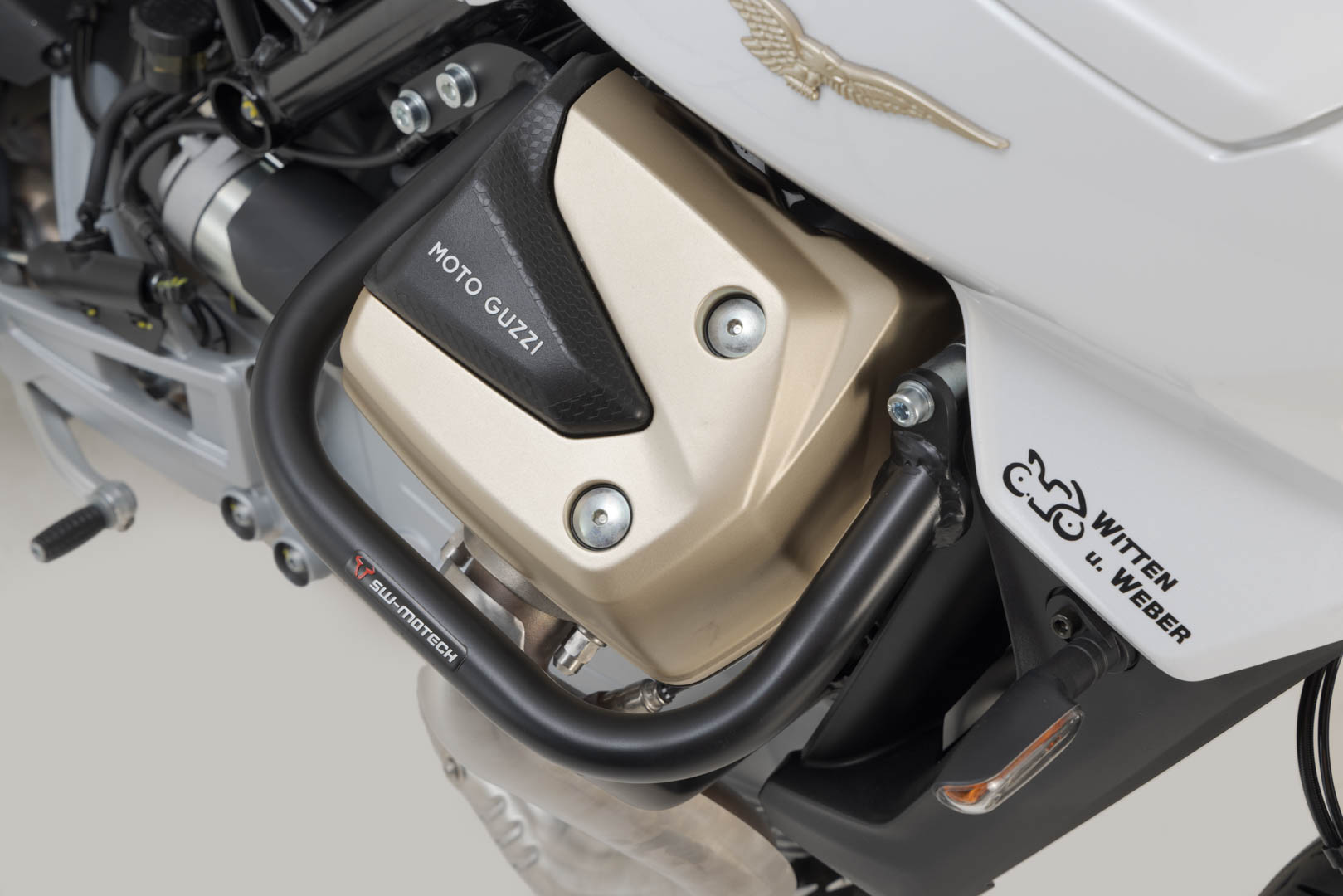 SW-Motech Crash bar - Negru. Moto Guzzi V100 Mandello/S, Stelvio. Figura 4