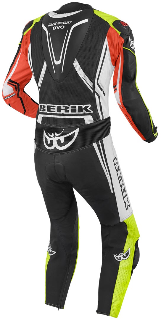 Berik Adria-X One Piece Motorcycle Leather Suit black/white/red/yellow 56 Figure 2
