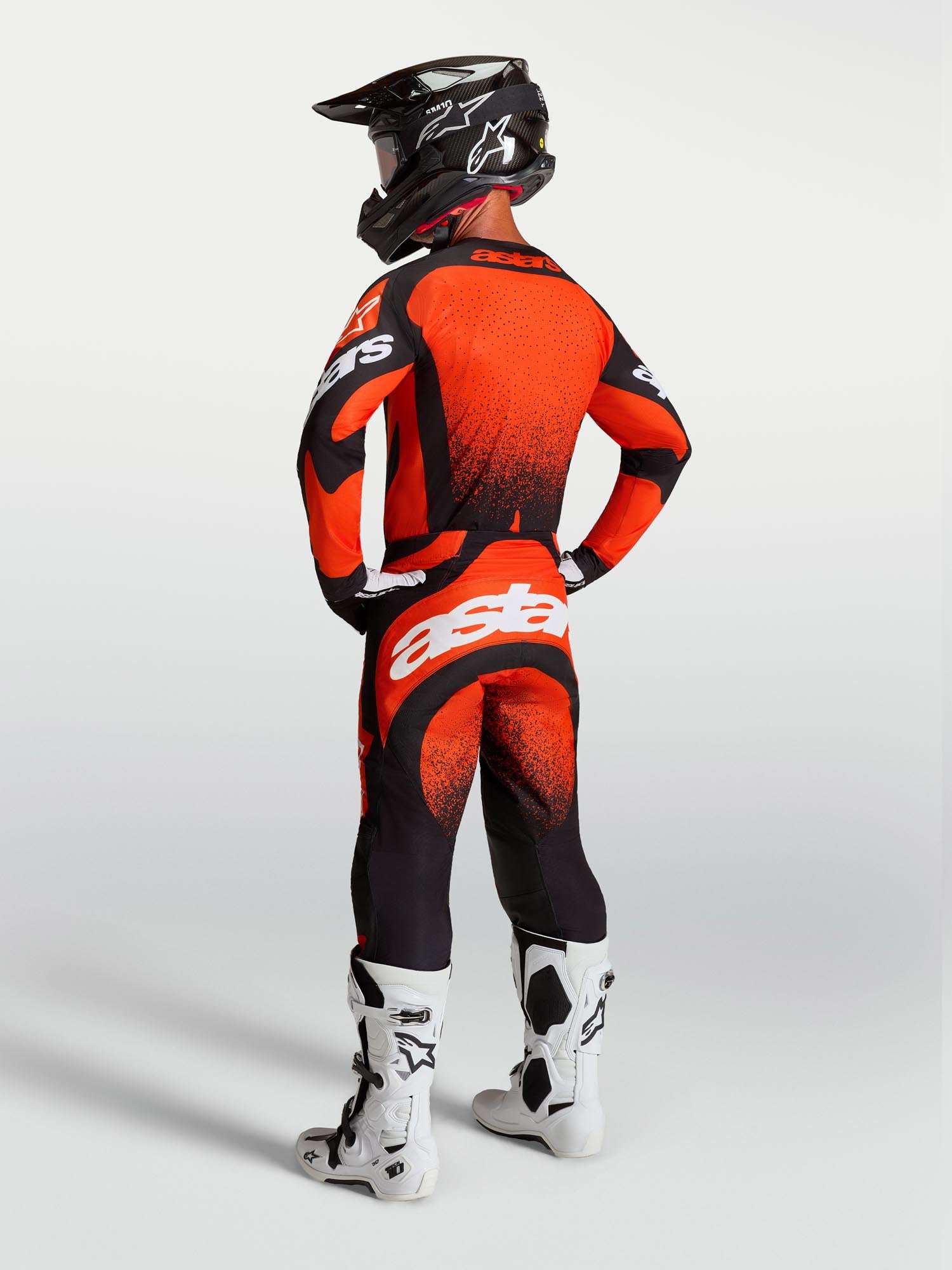 Alpinestars Techstar Swan Maillot Motocross Rouge/Noir/Blanc 2XL Figure 8