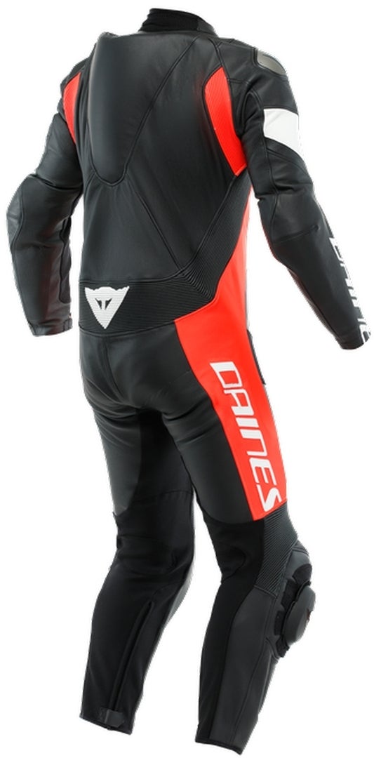 Dainese Tosa One Pece Perforated Motorcycle Leather Suit black/red/white 46 Figure 2