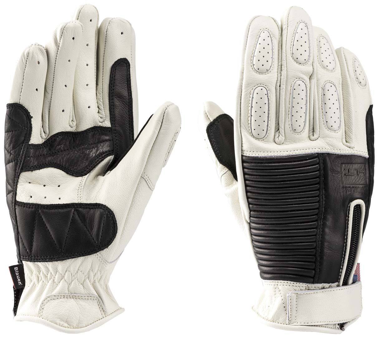 Blauer Banner Motorcycle Gloves brown M Figure 8