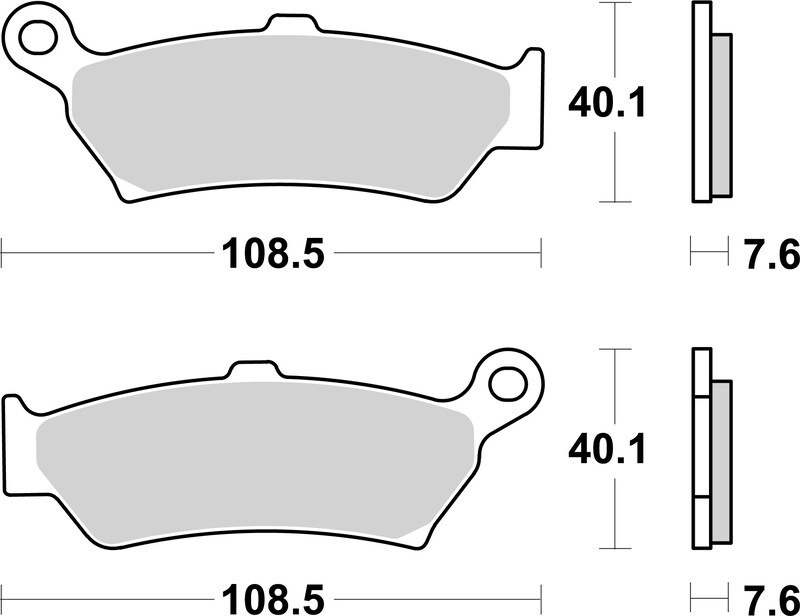 Brembo S.p.A. Off-Road sintrade metallbromsbelägg - 07BB43SP Figur 2